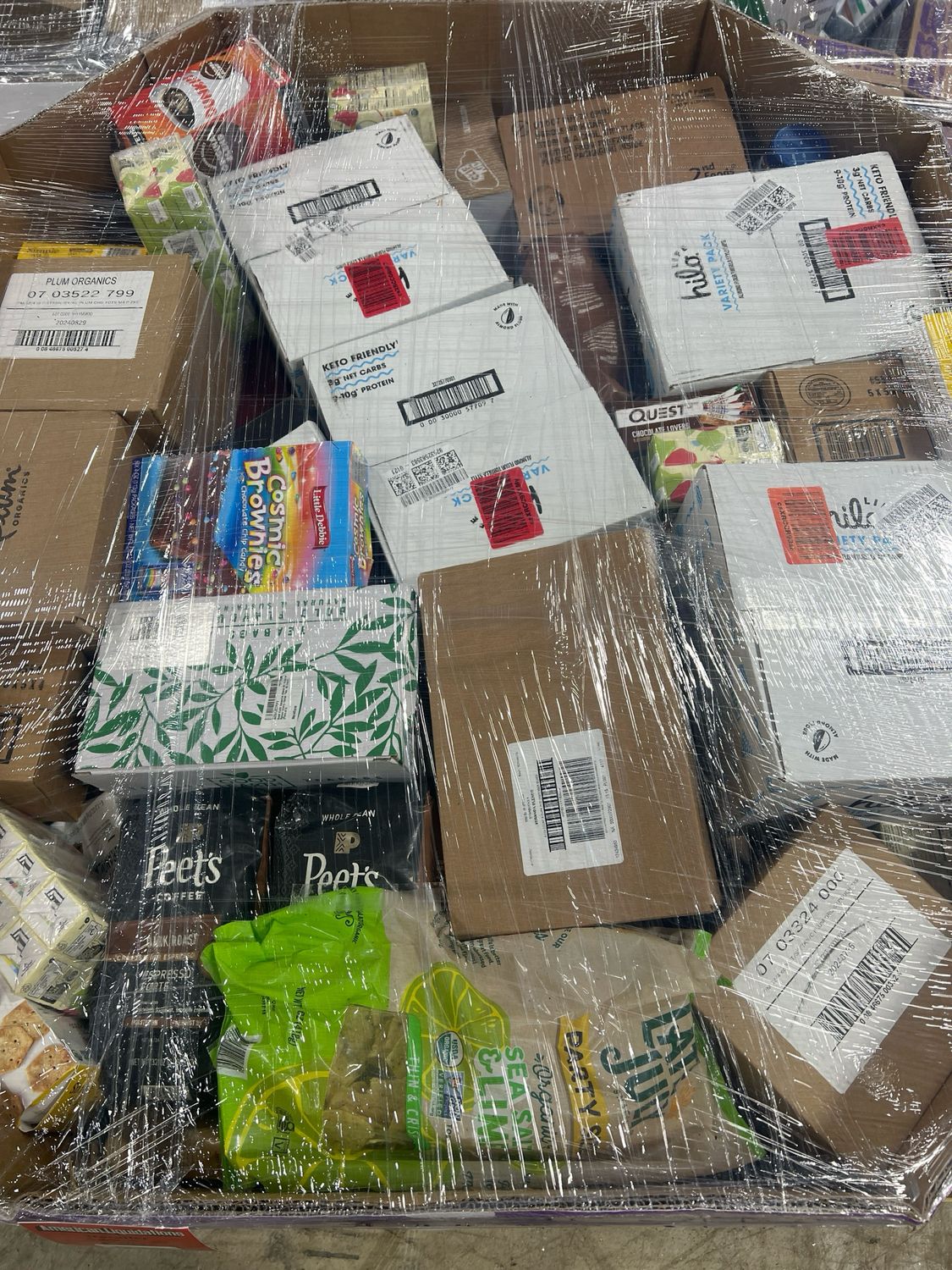 Amazon Food Pallet AMZF-3404 — photo 1 (PC-AMAZO-0008) Amazon Food Pallet AMZF-3404 — listing photo 1, lot PC-AMAZO-0008